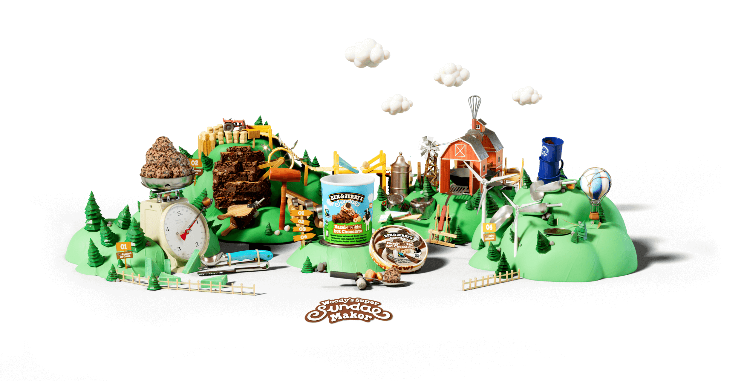 Ben & Jerry's branded landscape