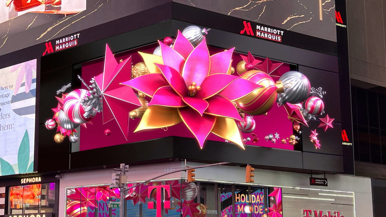3D Billboard - Times Square - T-Mobile