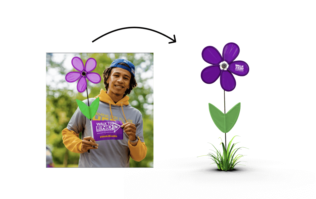 Alzheimer's Association - 2D to 3D transformation