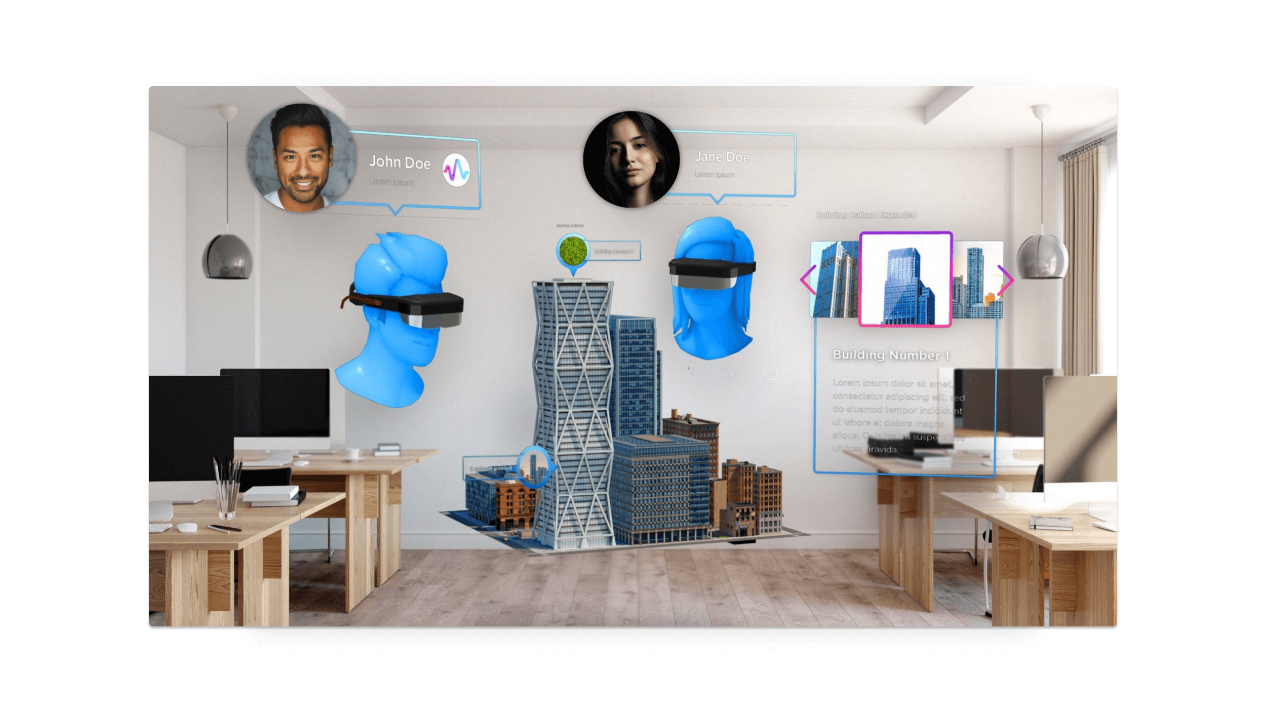 Lenovo - Post Project - AR - Augmented Reality - Users - Conversation - Architecture 