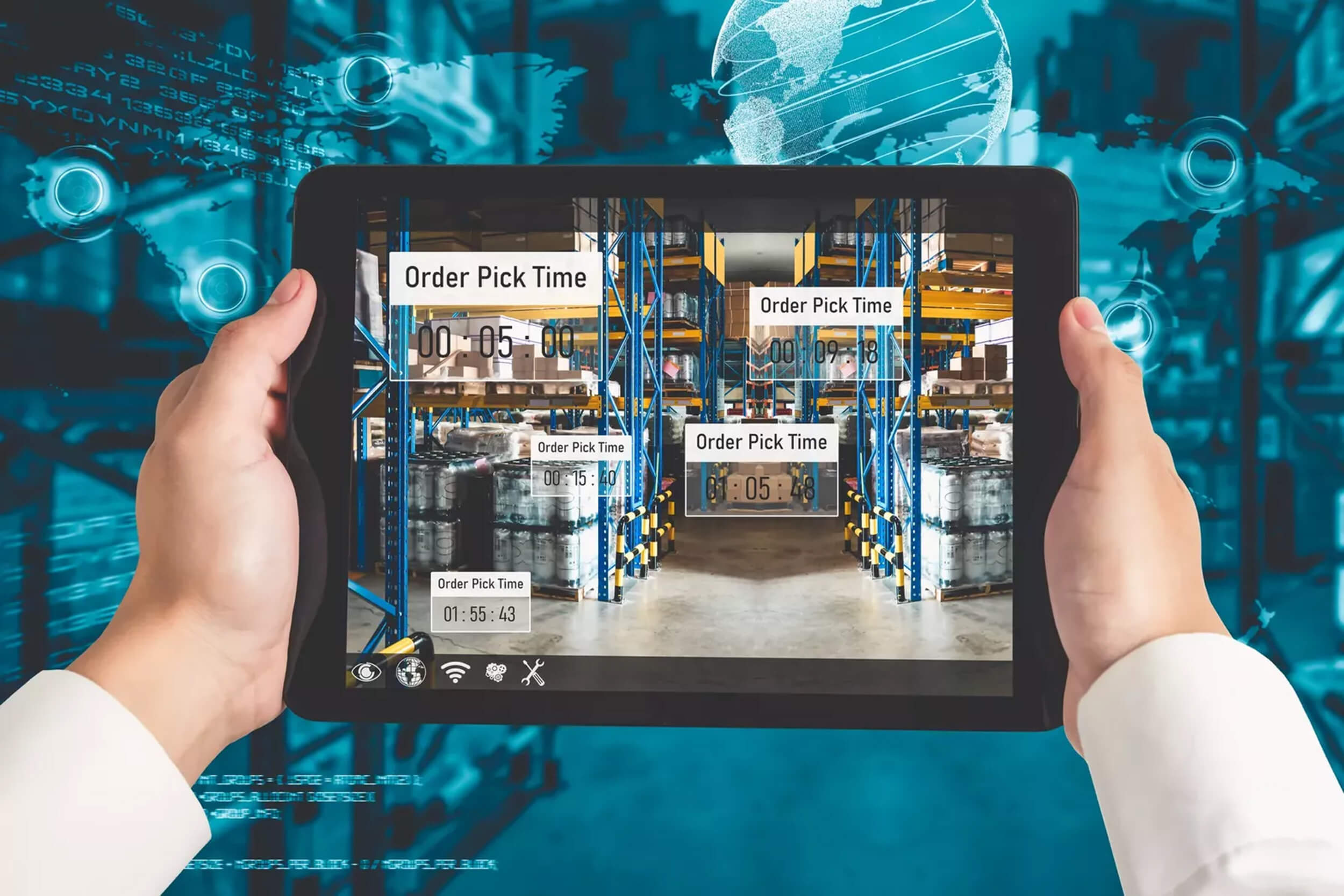 Augmented reality allows workers to be more precise and do away with cumbersome written lists and instructions.