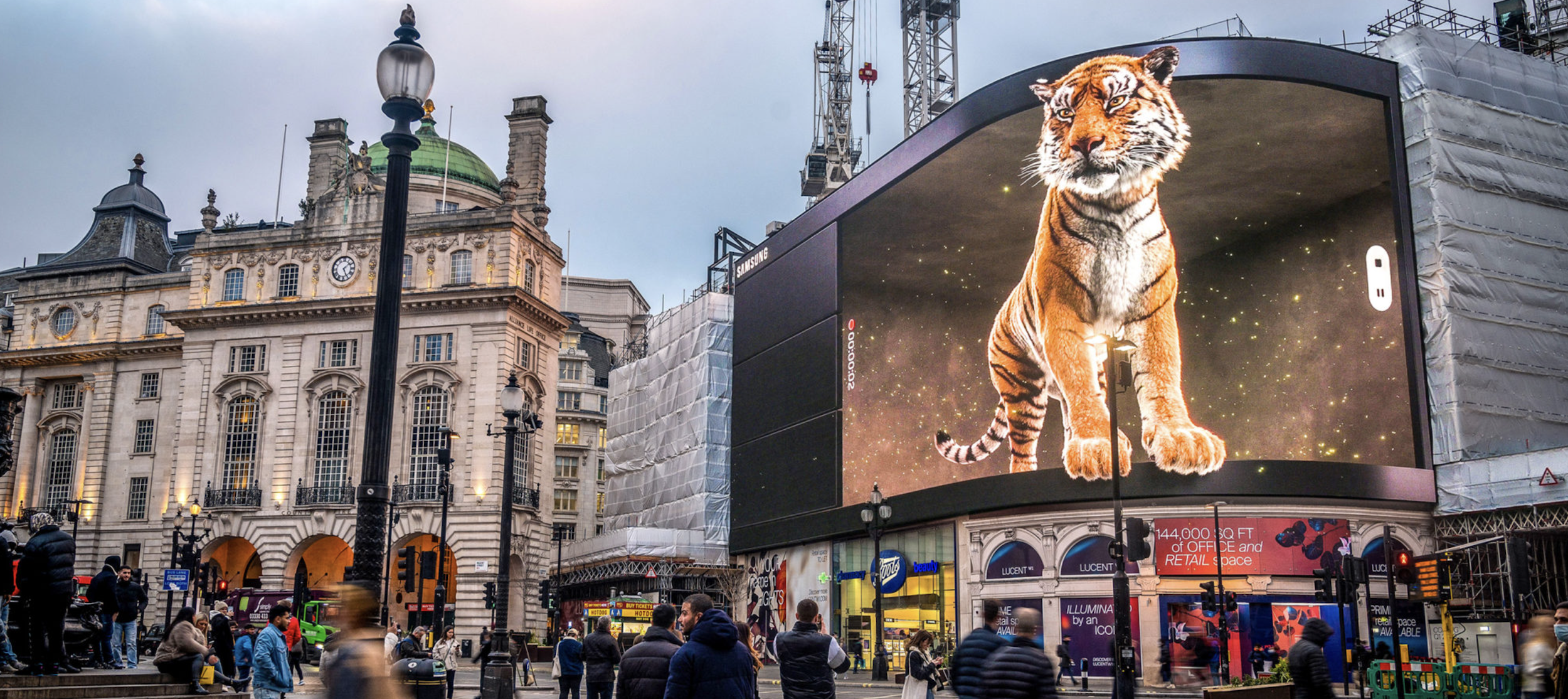 3D Billboard - Piccadilly Circus - Lion