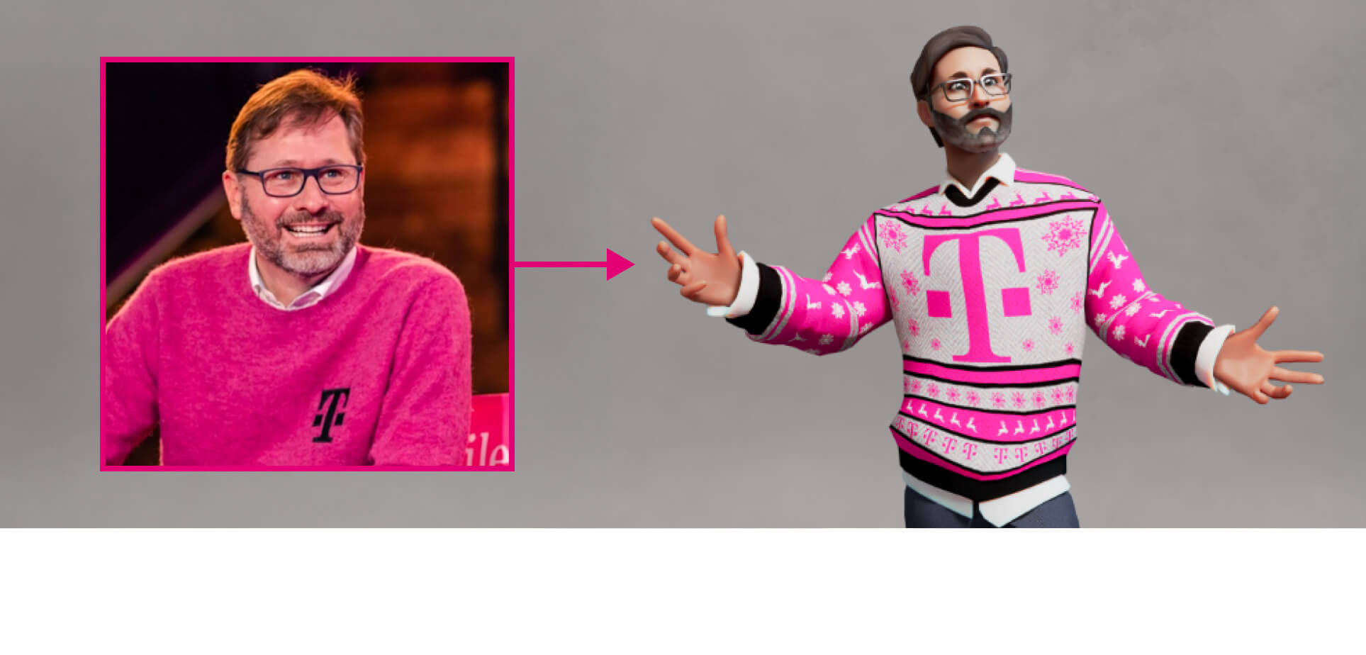 T-Mobile CEO as a 3D Model