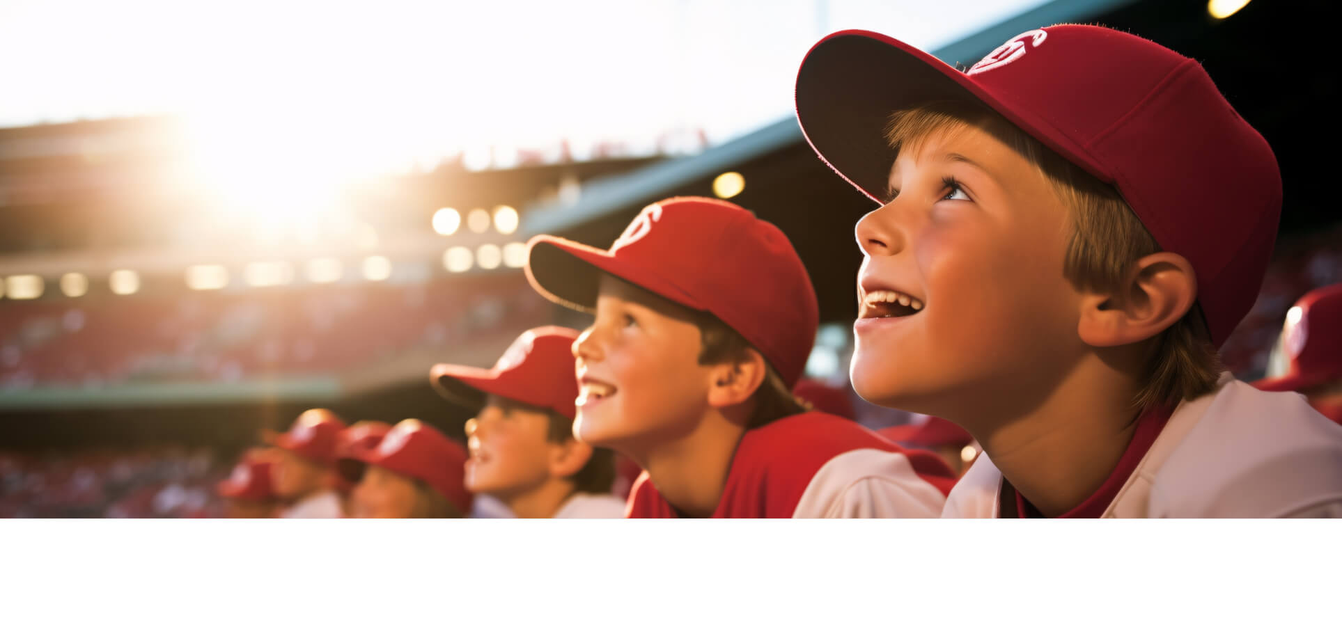 Young Boys at Baseball Game