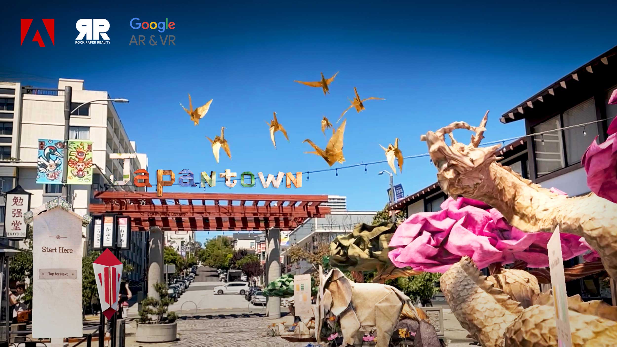 Japantown AR Origami Auggie Award by RPR