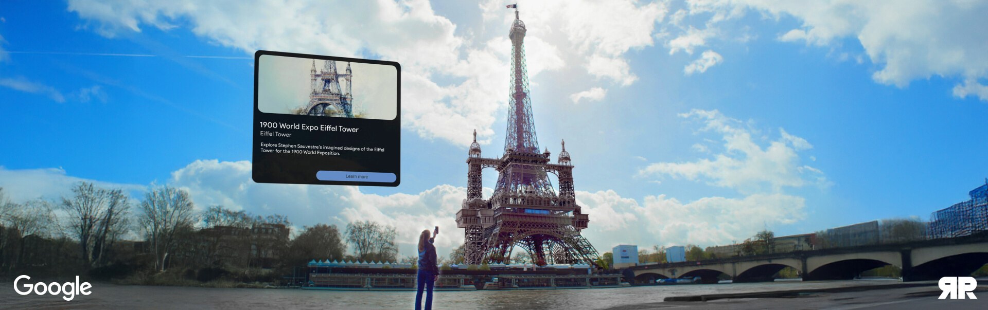 Google AR Image in Paris